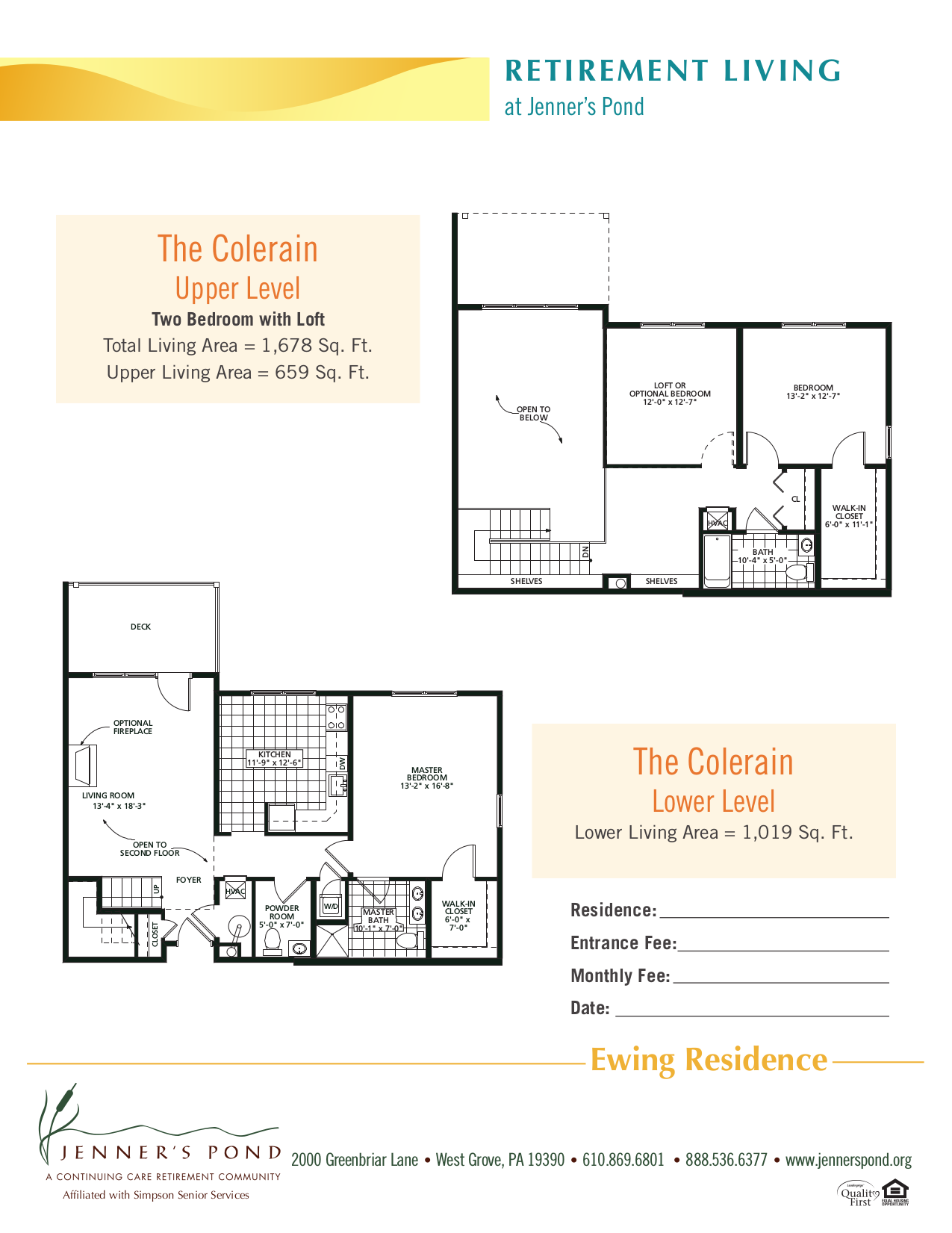 Jenners Pond Senior Living Community Assisted Living, Nursing Home
